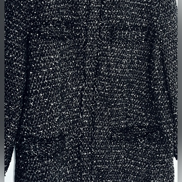 Michael Kors Tweed Blazer 2XL / 16 Charcoal wool.blend - Picture 13 of 14
